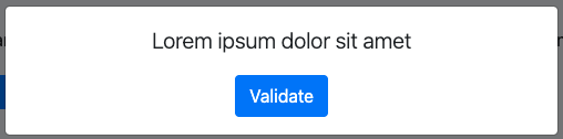 Alert dialog