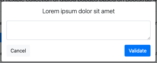 Multiline prompt dialog